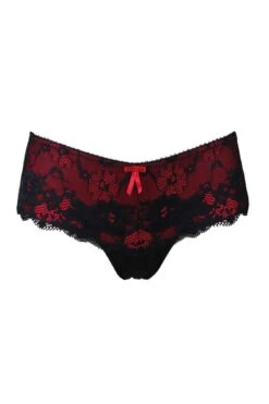 Pour Moi Amour Shorty - Black/Scarlet -Cheap Clozi Vibe Store 196692 20230522130000