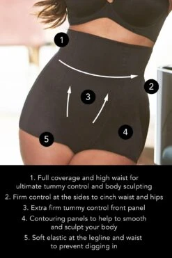 Pour Moi Hourglass Firm Tummy Control High Waist Brief - Black 11 Pour Moi Hourglass Firm Tummy Control High Waist Brief - Black -Cheap Clozi Vibe Store 213674 20230412162900