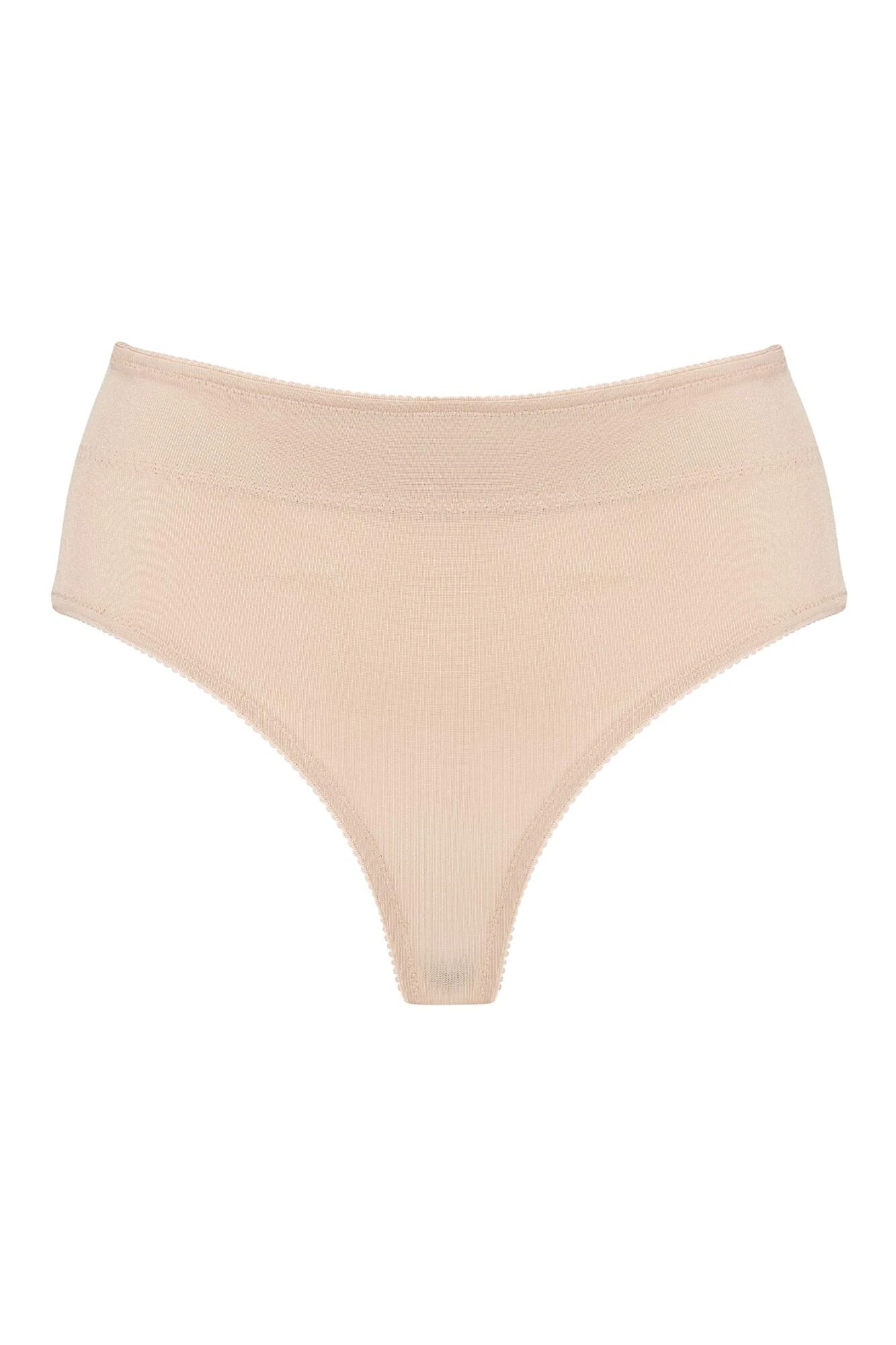 Pour Moi Hourglass Firm Tummy Control Thong - Caramel 8 Pour Moi Hourglass Firm Tummy Control Thong - Caramel - Image 8