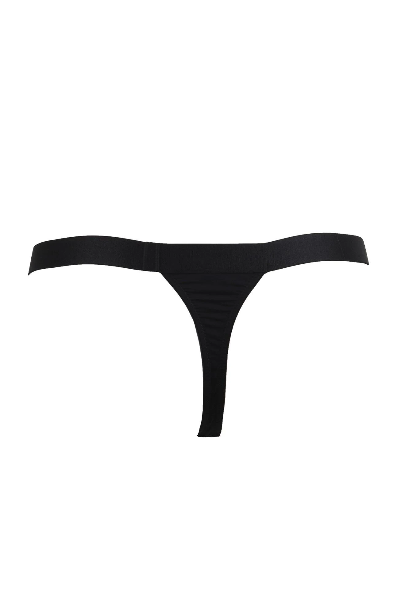 Pour Moi India High Leg Thong - Black 5 Pour Moi India High Leg Thong - Black - Image 5