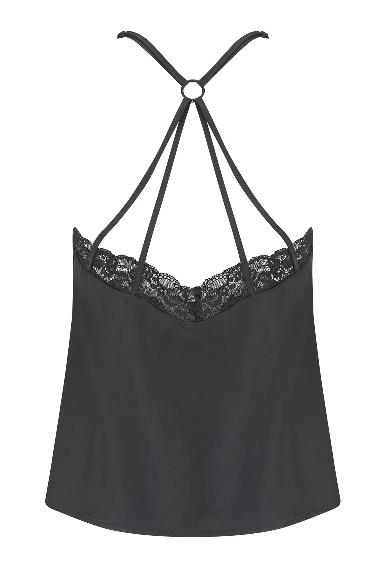 Pour Moi Dusk Satin Strap Detail Camisole - Black 7 Pour Moi Dusk Satin Strap Detail Camisole - Black - Image 7