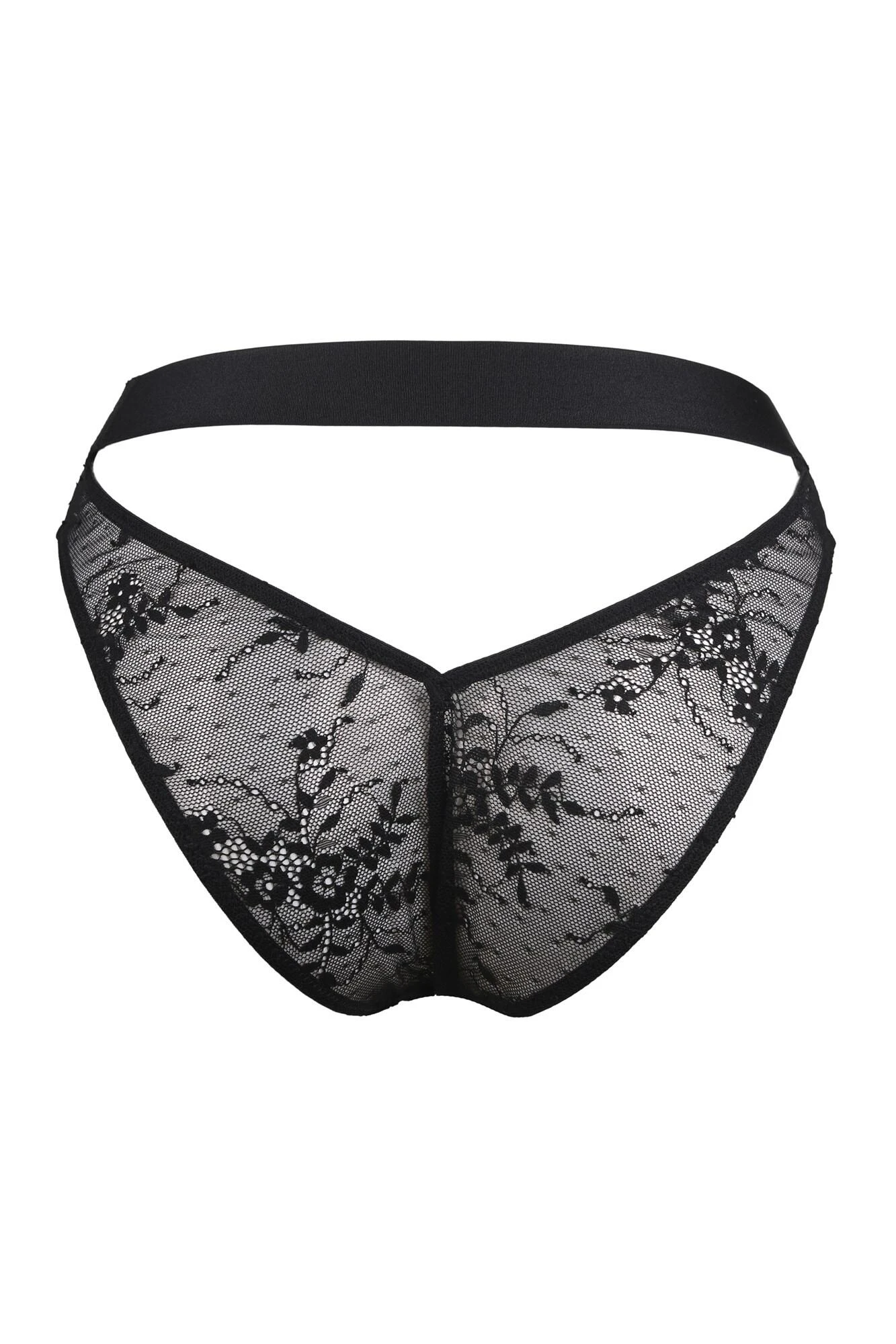 Pour Moi India High Waist Brief - Black 6 Pour Moi India High Waist Brief - Black - Image 6