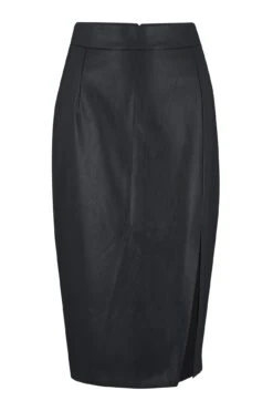 Pour Moi Elise Faux Leather Midi Pencil Skirt - Black -Cheap Clozi Vibe Store 224541 20201020100000