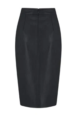 Pour Moi Elise Faux Leather Midi Pencil Skirt - Black -Cheap Clozi Vibe Store 224542 20201020100000