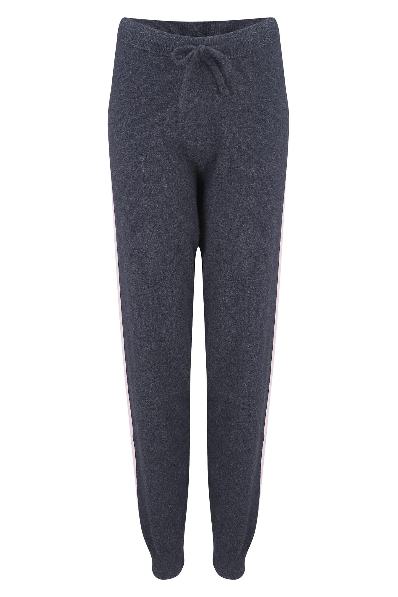 Pour Moi Stripe Detail Soft Knit Lounge Jogger - Denim Blue 5 Pour Moi Stripe Detail Soft Knit Lounge Jogger - Denim Blue - Image 5