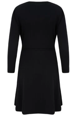 Pour Moi Bella Slinky Jersey Long Sleeve Tea Dress - Black -Cheap Clozi Vibe Store 240922 20210129161700