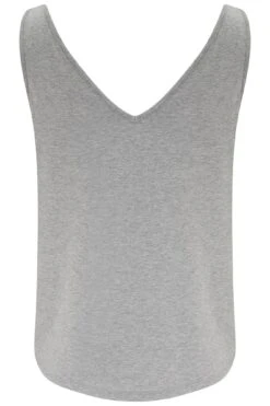 Pour Moi Sophie Fuller Bust Stretch V Neck Vest - Grey Marl -Cheap Clozi Vibe Store 246870 20210413105400
