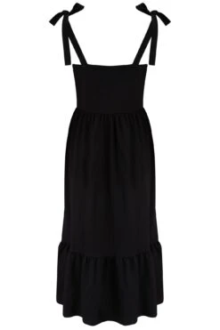 Pour Moi Laura Pique Tie Strap Tiered Midi Dress - Black 9 Pour Moi Laura Pique Tie Strap Tiered Midi Dress - Black -Cheap Clozi Vibe Store 249204 20230403163400