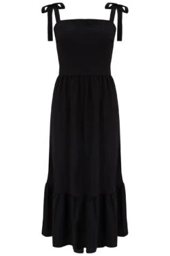 Pour Moi Laura Pique Tie Strap Tiered Midi Dress - Black 8 Pour Moi Laura Pique Tie Strap Tiered Midi Dress - Black -Cheap Clozi Vibe Store 249205 20230403163400