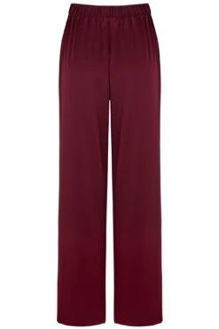 Pour Moi Jersey And Satin PJ Set - Berry -Cheap Clozi Vibe Store 256966 20211229093400