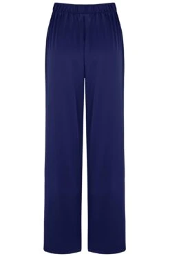 Pour Moi Jersey And Satin PJ Set - Navy -Cheap Clozi Vibe Store 256980 20230125143200