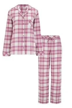 Pour Moi Cosy Check Brushed Cotton Pyjama Set - Blush/Mink/Ivory 13 Pour Moi Cosy Check Brushed Cotton Pyjama Set - Blush/Mink/Ivory -Cheap Clozi Vibe Store 257281 20211123093900