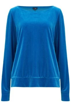 Pour Moi Velour Pyjama Set - Blue -Cheap Clozi Vibe Store 257660 20211117131900
