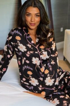 Pour Moi Luxe Woven Pyjama - Florence Black -Cheap Clozi Vibe Store 259144 20210812164500