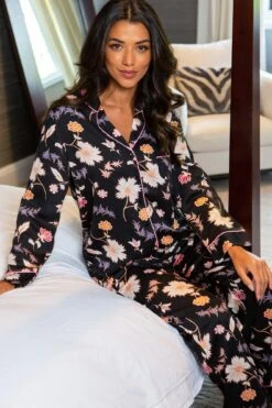 Pour Moi Luxe Woven Pyjama - Florence Black -Cheap Clozi Vibe Store 259145 20210812164500