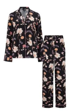 Pour Moi Luxe Woven Pyjama - Florence Black -Cheap Clozi Vibe Store 259146 20210812164500