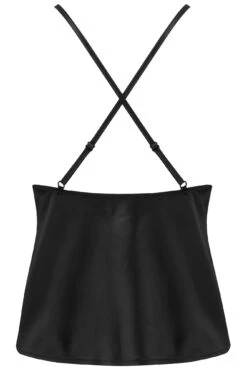 Pour Moi Dusk Satin Lace Trim Cami And Short - Black -Cheap Clozi Vibe Store 260480 20211229094400