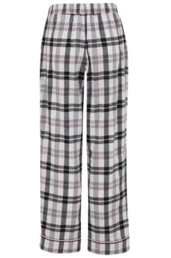 Pour Moi Cosy Check Brushed Cotton Pyjama Set - Black/Ivory -Cheap Clozi Vibe Store 262783 20211229095100