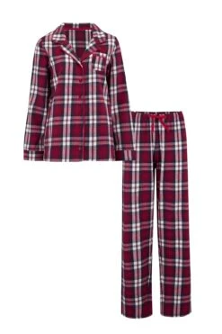 Pour Moi Cosy Check Brushed Cotton Pyjama Set - Navy/Red/White 11 Pour Moi Cosy Check Brushed Cotton Pyjama Set - Navy/Red/White -Cheap Clozi Vibe Store 263107 20210923150000