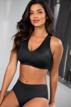 Pour Moi Off Duty Invisible Deep Brief - Black -Cheap Clozi Vibe Store 264851 20211001104000