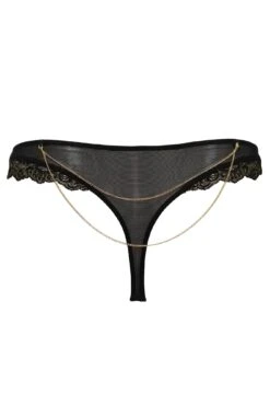 Pour Moi Laced In Gold Thong - Black/Gold -Cheap Clozi Vibe Store 265070 20220927165500