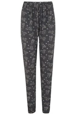 Pour Moi Jersey Cotton Cockapoo Pyjama Set - Charcoal -Cheap Clozi Vibe Store 265388 20230215103800