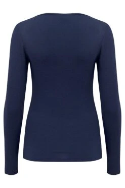 Pour Moi Second Skin Thermal Long Sleeve Top - Navy -Cheap Clozi Vibe Store 265577 20211014122100