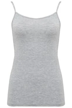 Pour Moi Second Skin Thermal Cami Top - Grey -Cheap Clozi Vibe Store 265671 20211014130900