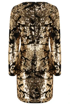 Pour Moi Selena Velvet Sequin Mini Dress - Black/Gold 13 Pour Moi Selena Velvet Sequin Mini Dress - Black/Gold -Cheap Clozi Vibe Store 266359 20221109150000