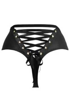 Pour Moi Scandalous High Waist Thong - Black -Cheap Clozi Vibe Store 267361 20220404094600