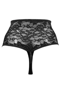 Pour Moi For Your Eyes Only High-Waist Crotchless Thong - Black 9 Pour Moi For Your Eyes Only High-Waist Crotchless Thong - Black -Cheap Clozi Vibe Store 267570 20211102151200