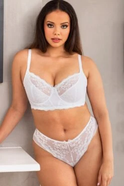 Pour Moi Flora Brazilian Brief - White -Cheap Clozi Vibe Store 269040 20230522124900