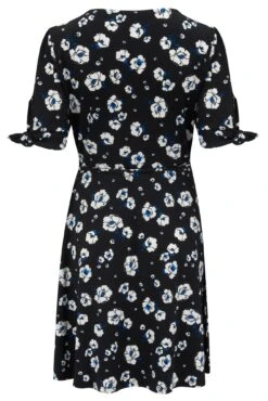 Pour Moi Bella Slinky Stretch Tie Sleeve Tea Dress - Mono Floral 9 Pour Moi Bella Slinky Stretch Tie Sleeve Tea Dress - Mono Floral -Cheap Clozi Vibe Store 275095 20220214154100