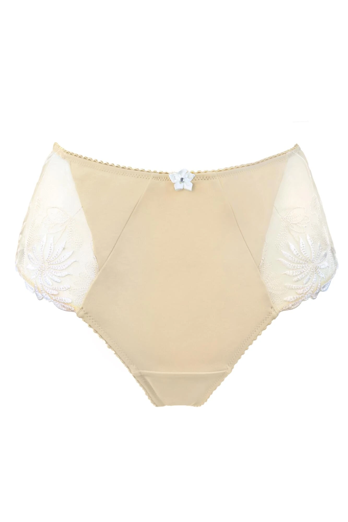 Pour Moi St Tropez High Waist Deep Brief - Oyster 6 Pour Moi St Tropez High Waist Deep Brief - Oyster - Image 6