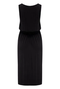 Pour Moi Jessie Fuller Bust Notch Neck Stretch Midi Dress - Black -Cheap Clozi Vibe Store 280473 20220331162200