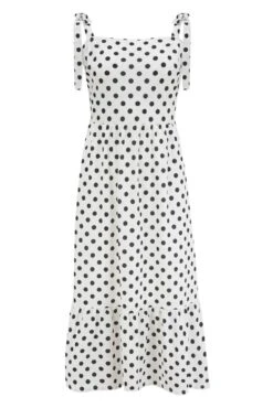 Pour Moi Laura Pique Tie Strap Tiered Midi Dress - White/Black 12 Pour Moi Laura Pique Tie Strap Tiered Midi Dress - White/Black -Cheap Clozi Vibe Store 280513 20220429171200