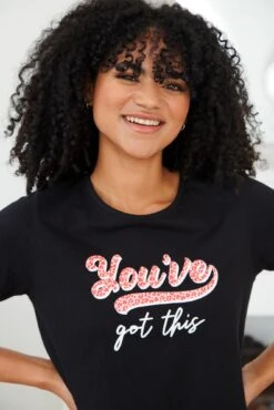 Pour Moi You've Got This Cotton Jersey Cropped Trouser Pyjama Set - Red Leopard -Cheap Clozi Vibe Store 282299 20220412144000