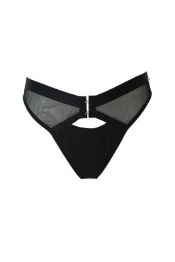 Pour Moi India Sheer And Opaque Brazilian Brief - Black -Cheap Clozi Vibe Store 283351 20221118170500