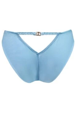 Pour Moi India Satin Brazilian Brief - Powder Blue -Cheap Clozi Vibe Store 283485 20220512154900