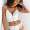 Pour Moi Swoon High Waist Brief - White