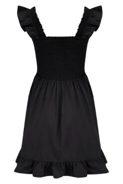 Pour Moi Lucy Cotton Poplin Frill Shoulder Mini Dress - Black 9 Pour Moi Lucy Cotton Poplin Frill Shoulder Mini Dress - Black -Cheap Clozi Vibe Store 285480 20220505144100