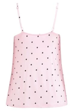 Pour Moi Sofa Loves Lace Hidden Support Soft Jersey Cami - Blush/Black -Cheap Clozi Vibe Store 285776 20230327175100