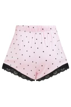 Pour Moi Sofa Loves Lace Soft Jersey Short - Blush/Black -Cheap Clozi Vibe Store 285810 20230327175400