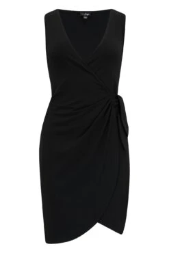 Pour Moi Bryony Slinky Jersey Sleeveless Mini Dress - Black -Cheap Clozi Vibe Store 287755 20220609143400