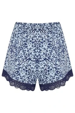 Pour Moi Sofa Loves Lace Jersey Cami And Short PJ Set - Blue/Navy -Cheap Clozi Vibe Store 287834 20220610161300