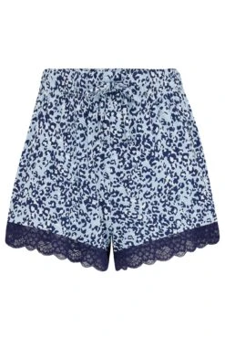 Pour Moi Sofa Loves Lace Jersey Cami And Short PJ Set - Blue/Navy -Cheap Clozi Vibe Store 287835 20220610161300