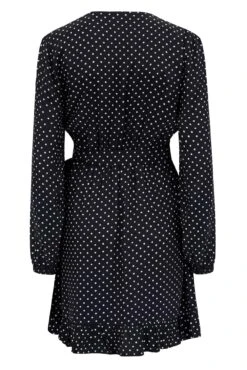 Pour Moi Kelly Woven Viscose Balloon Sleeve Frill Wrap Dress - Black Spot 9 Pour Moi Kelly Woven Viscose Balloon Sleeve Frill Wrap Dress - Black Spot -Cheap Clozi Vibe Store 289775 20220630154100