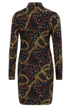 Pour Moi Brooke Jersey Ruched Front Shirt Dress - Black/Gold 13 Pour Moi Brooke Jersey Ruched Front Shirt Dress - Black/Gold -Cheap Clozi Vibe Store 290070 20220817091800