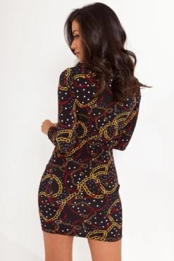 Pour Moi Brooke Jersey Ruched Front Shirt Dress - Black/Gold 9 Pour Moi Brooke Jersey Ruched Front Shirt Dress - Black/Gold -Cheap Clozi Vibe Store 290074 20220817091900