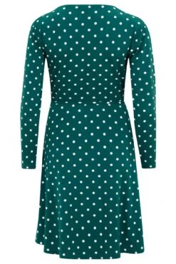 Pour Moi Bella Slinky Jersey Long Sleeve Tea Dress - Forest/White 15 Pour Moi Bella Slinky Jersey Long Sleeve Tea Dress - Forest/White -Cheap Clozi Vibe Store 290453 20221005091300